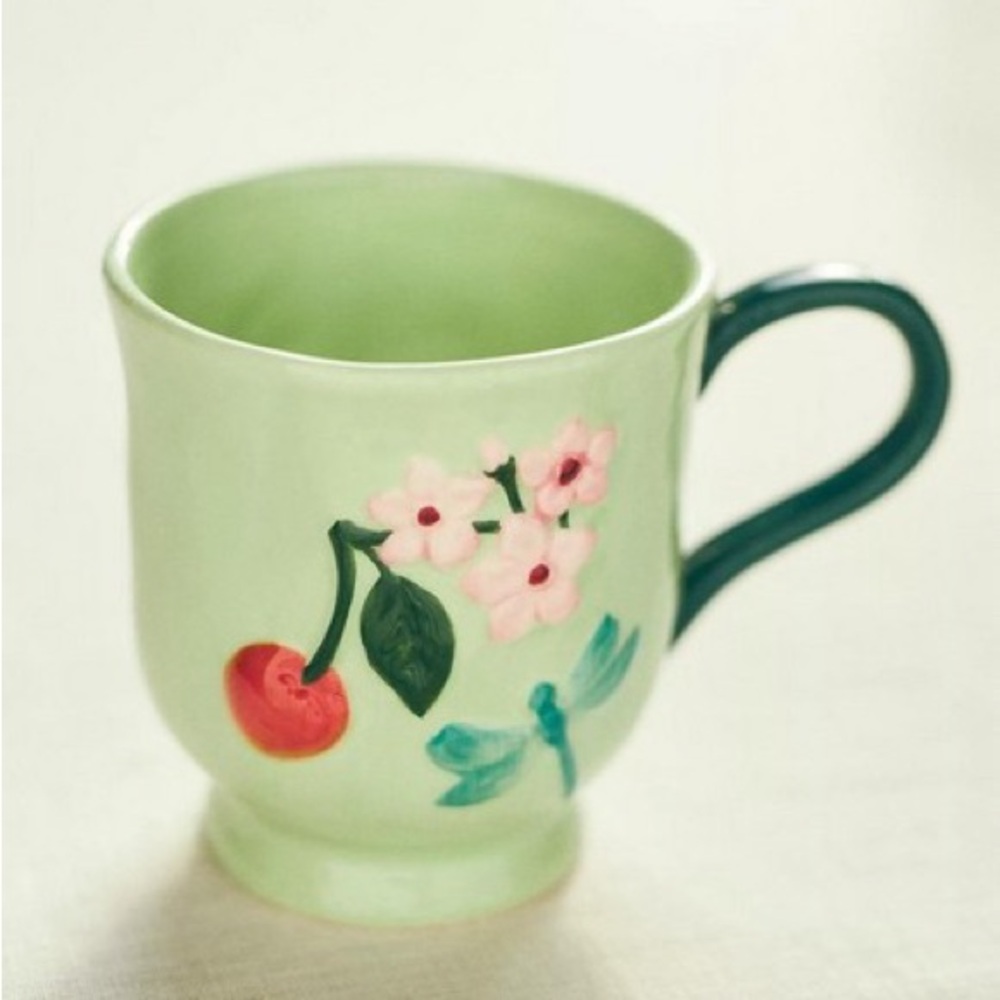 Anthropologie Faye Mug - Mint